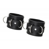 Черные наручники Anonymo на сцепке - ToyFa - купить с доставкой в Омске