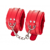 Красные оковы Anonymo из искусственной кожи - ToyFa - купить с доставкой в Омске