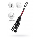 Черно-красный флоггер Anonymo - 45 см. - ToyFa - купить с доставкой в Омске