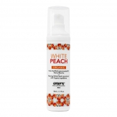 Разогревающее массажное масло Gourmet White Peach Organic с органическими ингредиентами - 50 мл. - Exsens - купить с доставкой в Омске