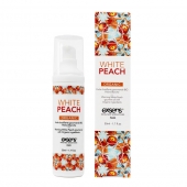 Разогревающее массажное масло Gourmet White Peach Organic с органическими ингредиентами - 50 мл. - Exsens - купить с доставкой в Омске