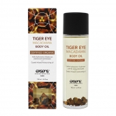 Органическое массажное масло TIGER EYE MACADAMIA - 100 мл. - Exsens - купить с доставкой в Омске