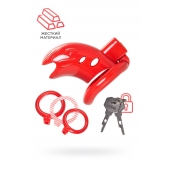 Красный мужской пояс верности из пластика - ToyFa - купить с доставкой в Омске