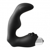 Черный вибромассажер простаты FantASStic Vibrating Prostate Massager - 11,3 см. - Dream Toys - в Омске купить с доставкой