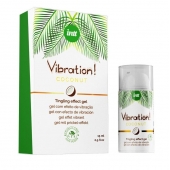 Возбуждающий гель с ароматом кокоса Vibration Coconut - 15 мл. - INTT - купить с доставкой в Омске
