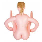 Надувная секс-кукла с реалистичной головой и поднятыми ножками - ToyFa - в Омске купить с доставкой