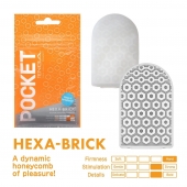 Карманный мастурбатор HEXA-BRICK - Tenga - в Омске купить с доставкой