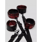 Изысканный набор фиксаций на кровати Reversible Under Mattress Restraint Set - Fifty Shades of Grey - купить с доставкой в Омске