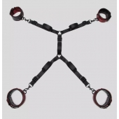 Изысканный набор фиксаций на кровати Reversible Under Mattress Restraint Set - Fifty Shades of Grey - купить с доставкой в Омске