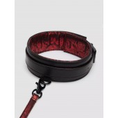 Стильный ошейник с поводком Reversible Faux Leather Collar and Lead - Fifty Shades of Grey - купить с доставкой в Омске