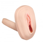 Мастурбатор-вагина с вибрацией и выносным пультом управления REALSTUFF SMOOTH   BALD - Dream Toys - в Омске купить с доставкой