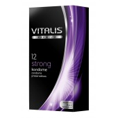 Презервативы с утолщённой стенкой VITALIS PREMIUM strong - 12 шт. - Vitalis - купить с доставкой в Омске