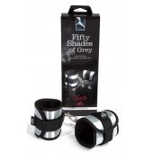 Серо-черные наручники Totally His - Fifty Shades of Grey - купить с доставкой в Омске