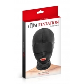 Сплошная маска на голову с прорезью для рта - Fetish Tentation - купить с доставкой в Омске