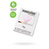Супертонкие презервативы Masculan Pur - 3 шт. - Masculan - купить с доставкой в Омске