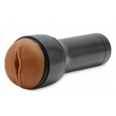 Коричневый мастурбатор-вагина Feel Stroker - Kiiroo - в Омске купить с доставкой