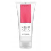 Смазка на водной основе Mixgliss Kiss с ароматом земляники - 70 мл. - Mixgliss - купить с доставкой в Омске