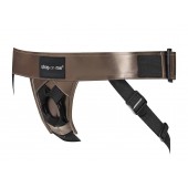 Бронзовый пояс для насадок Curious Harness - Strap-on-me - купить с доставкой в Омске