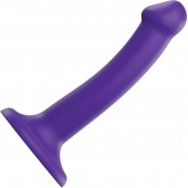 Фиолетовый фаллоимитатор-насадка Strap-On-Me Dildo Dual Density size S - 17 см. - Strap-on-me - купить с доставкой в Омске