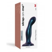 Темно-синяя насадка Strap-On-Me Dildo Plug Snaky size M - Strap-on-me - купить с доставкой в Омске