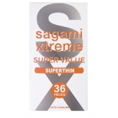 Ультратонкие презервативы Sagami Xtreme Superthin - 36 шт. - Sagami - купить с доставкой в Омске