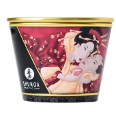 Массажная  свеча Sparkling Strawberry Wine с ароматом клубничного вина - 170 мл. - Shunga - купить с доставкой в Омске