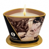 Массажная свеча Intoxicatin Chocolate с ароматом шоколада - 170 мл. - Shunga - купить с доставкой в Омске