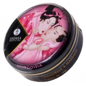 Массажная свеча Rose Petals с ароматом розы - 30 мл. - Shunga - купить с доставкой в Омске
