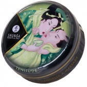 Массажная свеча Exotic Green Tea с ароматом зелёного чая - 30 мл. - Shunga - купить с доставкой в Омске