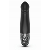 Черный вибратор с электростимуляцией Real Deal Neal - 16,5 см. - MyStim - купить с доставкой в Омске