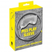 Прозрачная насадка на пенис Piss Play Sleeve для игр с мочеиспусканием - Orion - купить с доставкой в Омске