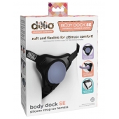 Черные трусики для страпона Body Dock SE на регулируемых ремнях - Pipedream - купить с доставкой в Омске