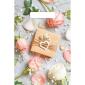 Полиэтиленовый пакет  Подарочек  с вырубной усиленной ручкой - 20 х 30 см. - Сима-Ленд - купить с доставкой в Омске