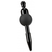 Черный уретральный вибростимулятор Vibrating Penis Plug - Orion - купить с доставкой в Омске