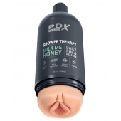 Телесный мастурбатор-вагина Shower Therapy Milk Me Honey - Pipedream - в Омске купить с доставкой