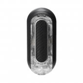 Черный мастурбатор Tenga Flip Zero Gravity с вибрацией - Tenga - в Омске купить с доставкой