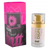 Возбуждающий гель Golden Chups с малиновым ароматом - 17 мл. - INTT - купить с доставкой в Омске