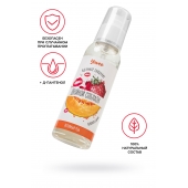 Съедобная гель-смазка Yovee «Двойной соблазн» с Д-пантенолом и вкусом клубники и дыни - 100 мл. - ToyFa - купить с доставкой в Омске