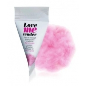 Съедобное согревающее массажное масло Love Me Tender Cotton Candy с ароматом сладкой ваты - 10 мл. - Love to Love - купить с доставкой в Омске