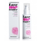 Съедобное согревающее массажное масло Love Me Tender Cotton Candy с ароматом сладкой ваты - 100 мл. - Love to Love - купить с доставкой в Омске