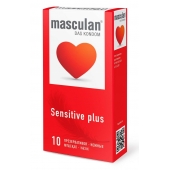 Презервативы Masculan Sensitive plus - 10 шт. - Masculan - купить с доставкой в Омске