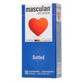 Презервативы с пупырышками Masculan Dotted - 10 шт. - Masculan - купить с доставкой в Омске
