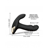 Черный вибромассажер простаты Multi P-Joy с 3 моторами - Dorcel - в Омске купить с доставкой