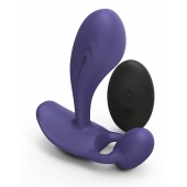 Темно-синий вибромассажер Witty P G Vibrator with Remote Control - Love to Love - в Омске купить с доставкой