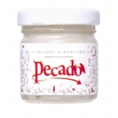 Массажная свеча Caramel   Popcorn - 35 мл. - Pecado - купить с доставкой в Омске