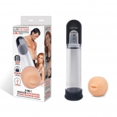Автоматическая вакуумная помпа-мастурбатор Blowjob Auto Sucker Penis Enlarger Pump - Lux Fetish - в Омске купить с доставкой