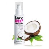 Съедобное согревающее массажное масло Love Me Tender Cocos с ароматом кокоса - 100 мл. - Love to Love - купить с доставкой в Омске