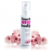Силиконовый лубрикант 2-в-1 Touch My Body с ароматом вишнёвого цвета - 100 мл. - Love to Love - купить с доставкой в Омске