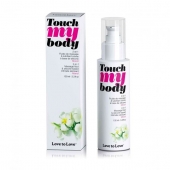 Силиконовый лубрикант 2-в-1 Touch My Body с ароматом моной - 100 мл. - Love to Love - купить с доставкой в Омске