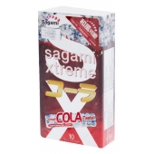 Ароматизированные презервативы Sagami Xtreme COLA - 10 шт. - Sagami - купить с доставкой в Омске